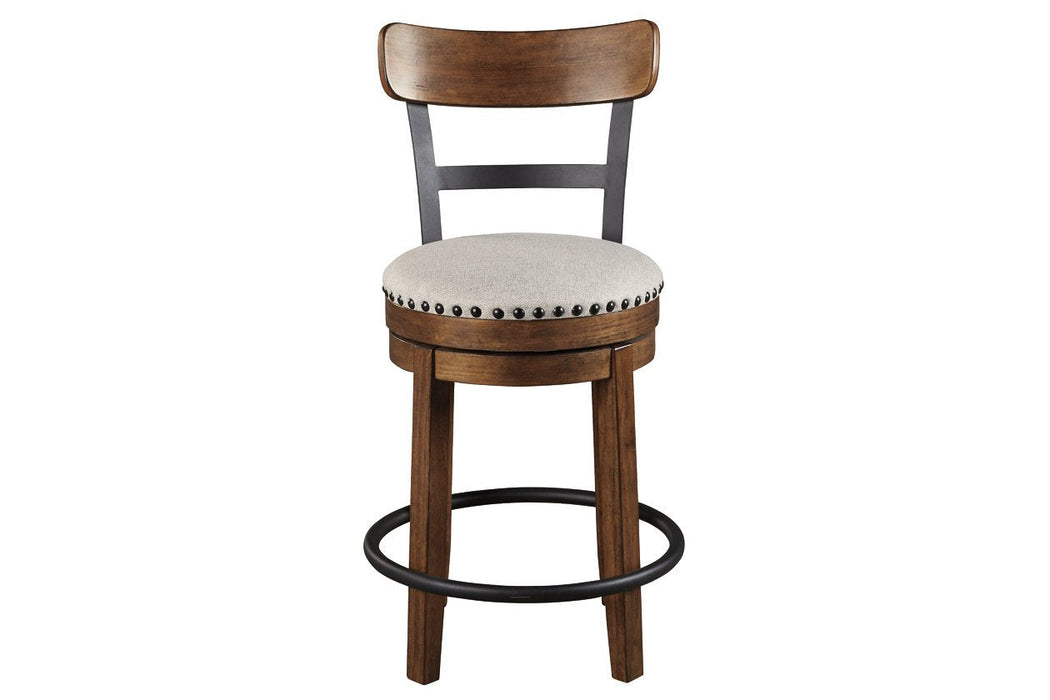 Valebeck Brown Counter Height Bar Stool - D546-424 - Gate Furniture