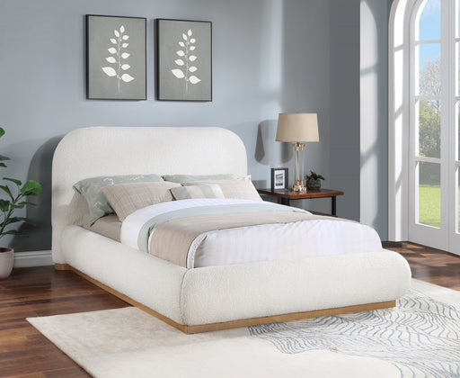 Vaughn Boucle Fabric Full Bed Cream - B1209Cream-F