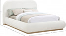 Vaughn Boucle Fabric Queen Bed Cream - B1209Cream-Q