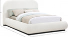 Vaughn Boucle Fabric Queen Bed Cream - B1213Cream-Q