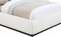 Vaughn Boucle Fabric Queen Bed Cream - B1213Cream-Q