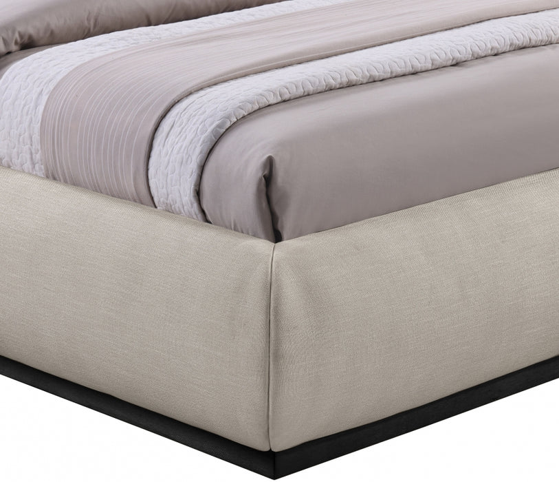 Vaughn Chenille Fabric Full Bed Beige - B1214Beige-F