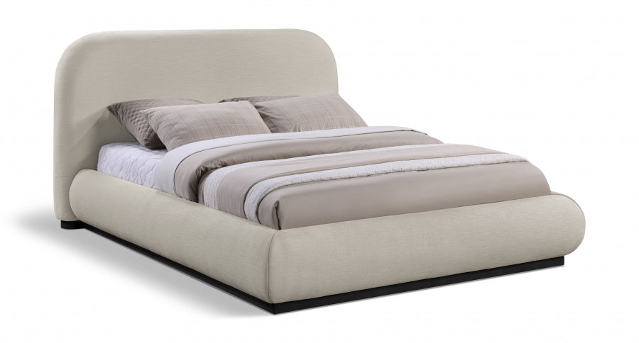 Vaughn Chenille Fabric King Bed Beige - B1214Beige-K