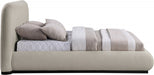 Vaughn Chenille Fabric King Bed Beige - B1214Beige-K