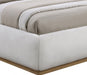 Vaughn Chenille Fabric King Bed Cream - B1211Cream-K