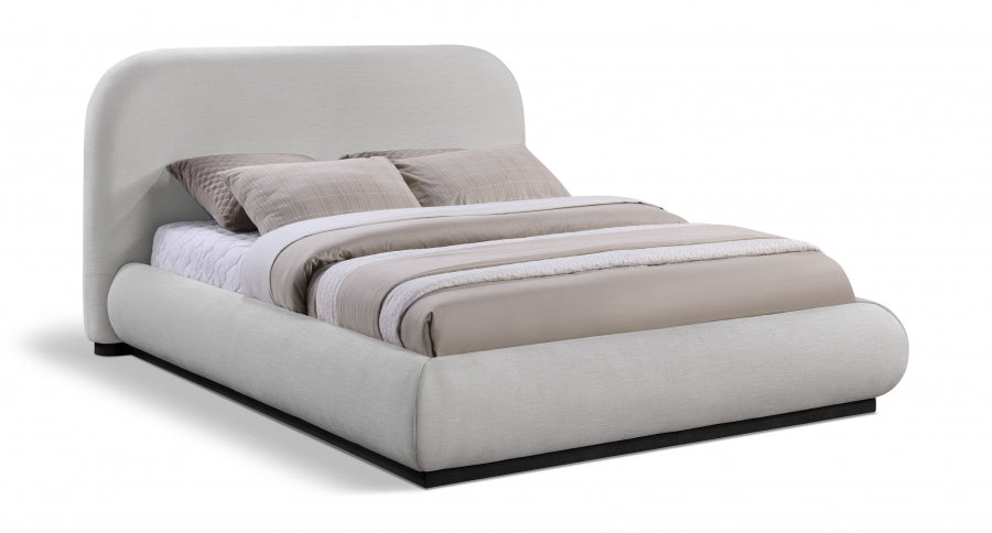 Vaughn Chenille Fabric King Bed Grey - B1214Grey-K