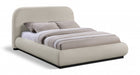 Vaughn Chenille Fabric Queen Bed Beige - B1214Beige-Q