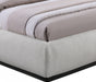 Vaughn Chenille Fabric Queen Bed Grey - B1214Grey-Q