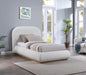 Vaughn Chenille Fabric Twin Bed Cream - B1211Cream-T