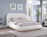 Vaughn Linen Textured Queen Bed Cream - B1208Cream-Q