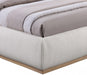 Vaughn Linen Textured Twin Bed Cream - B1208Cream-T