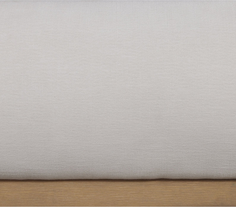 Vaughn Linen Textured Twin Bed Cream - B1208Cream-T