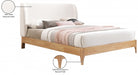 Ventura Fabric King Bed Cream - VenturaCream-K