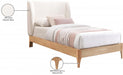 Ventura Fabric Twin Bed Cream - VenturaCream-T