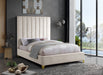 Via Velvet Full Bed Cream - ViaCream-F