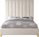 Via Velvet Full Bed Cream - ViaCream-F