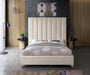 Via Velvet Full Bed Cream - ViaCream-F