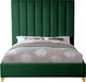 Via Velvet Full Bed Green - ViaGreen-F