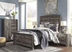 Wynnlow Gray Queen Crossbuck Panel Bed - Gate Furniture