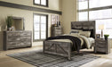 Wynnlow Gray Queen Crossbuck Panel Bed - Gate Furniture