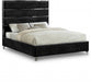 Zuma Velvet Full Bed Black - ZumaBlack-F