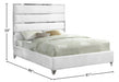 Zuma Velvet King Bed White - ZumaWhite-K