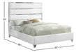 Zuma Velvet Queen Bed White - ZumaWhite-Q